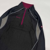Marmot マーモット ハーフジップ ハイネック 長袖 ドライシャツ L/レディース アウトドア