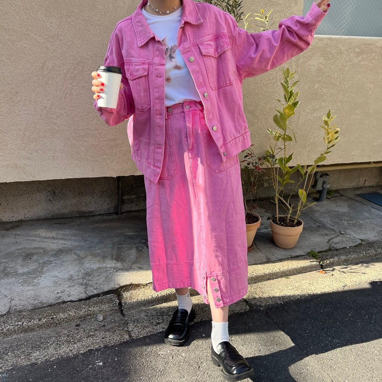 カラーデニムセットアップ_LN02009