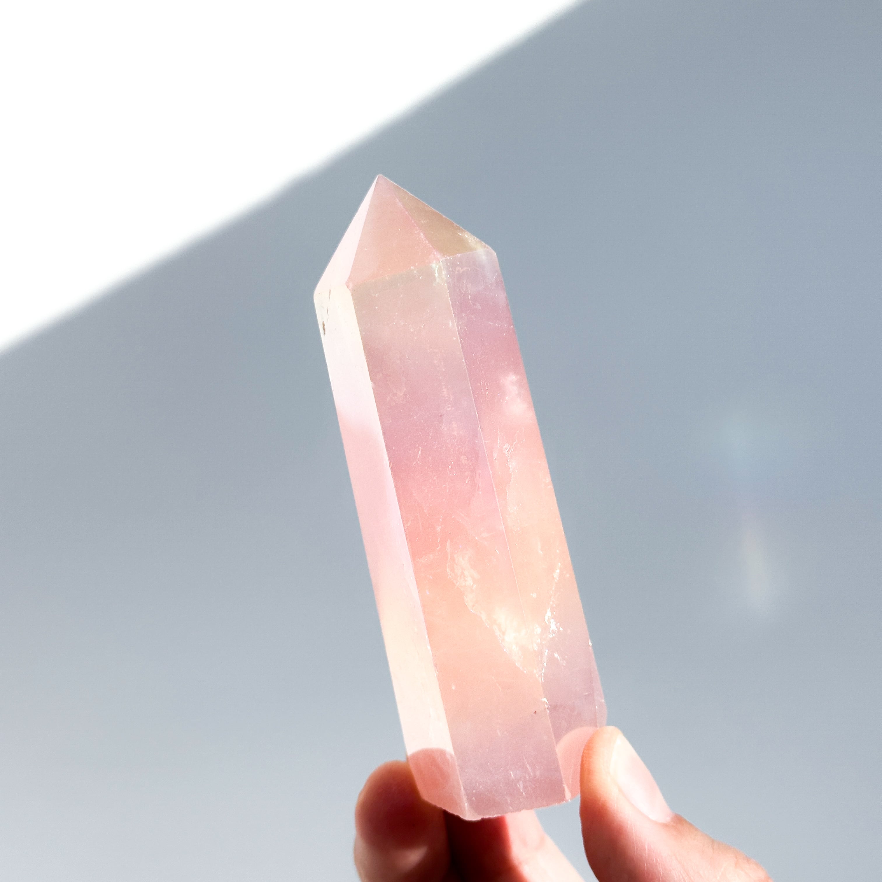 エンジェルオーラローズクォーツ タワー21✧ Angel Aura Rose Quartz