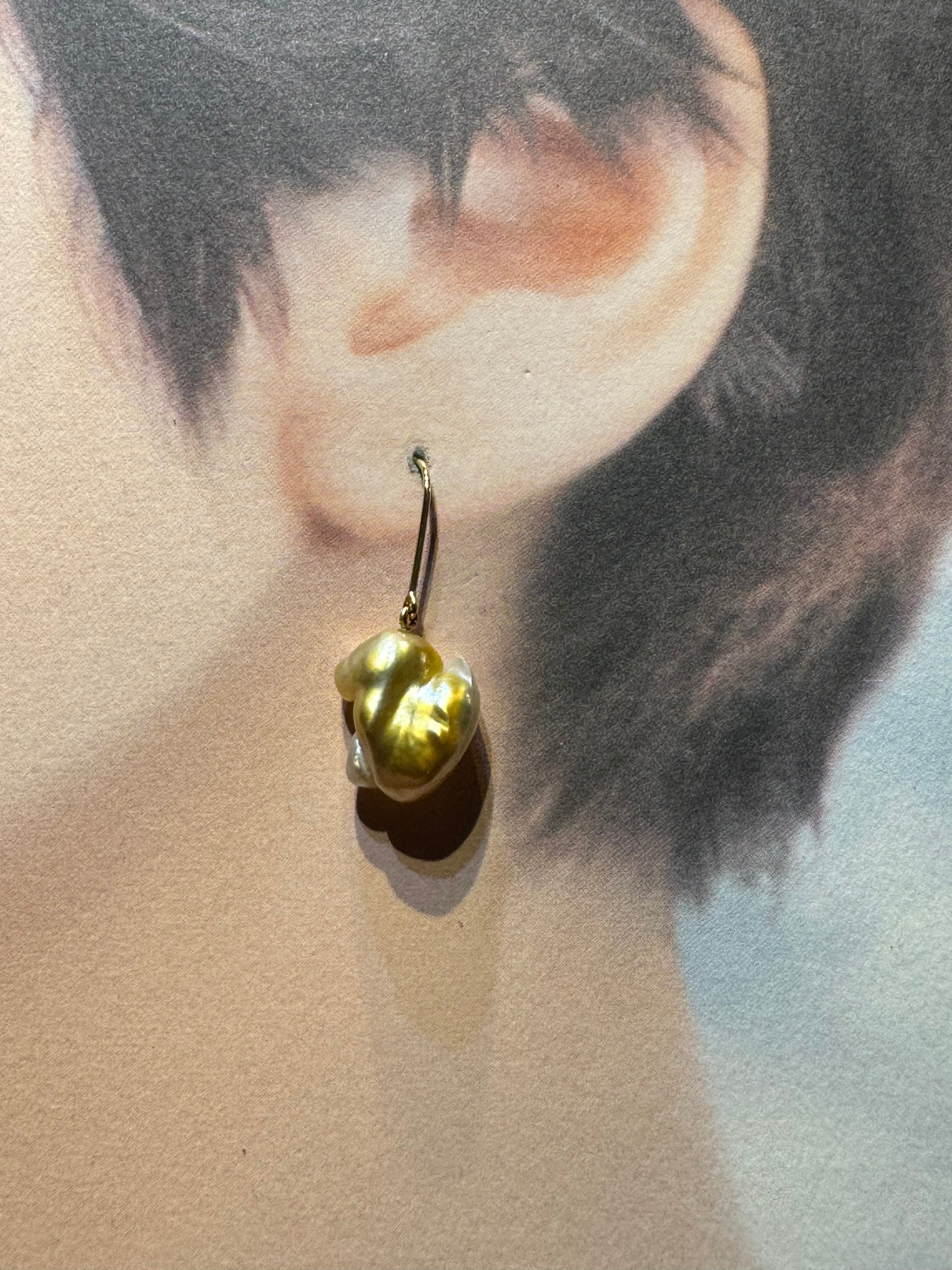 南洋珠ケシピアス アメリカンタイプ | ジュエリー工房ヴィジェ