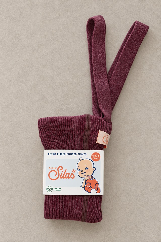 【 Silly Silas 】 Footed "タイツ" / Fig Blend