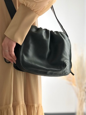 LOEWE ロエベ ショルダーバッグ グリーン アナグラム ナッパレザー vintage ヴィンテージ オールド n3y272