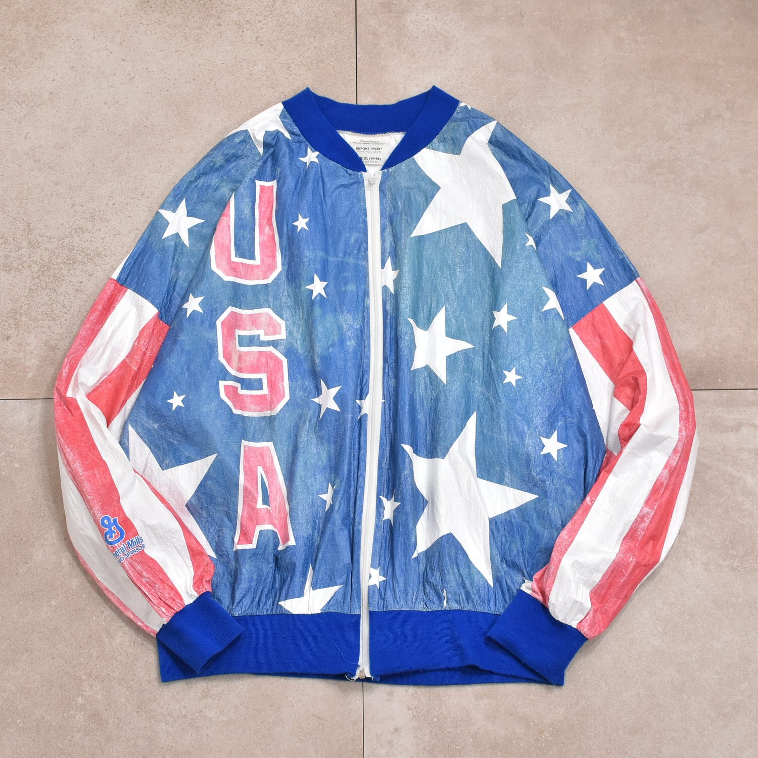 90s USA Olympic full pattern TYVEK jkt | 古着屋 grin days memory