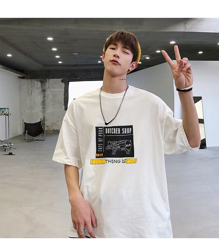 全3色 Tシャツ カットソー プリント カジュアル おしゃれ