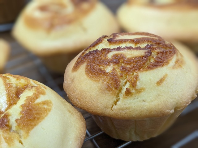 米粉パン・粒あん塩バター