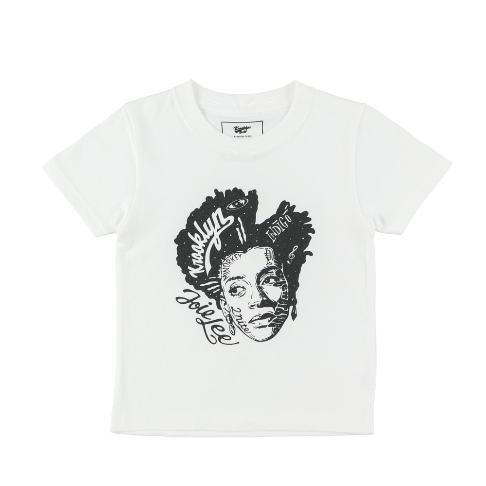 K’rooklyn × 上岡 拓也 - Kids T-Shirts(100cm〜120cm) "JOIE LEE" - White