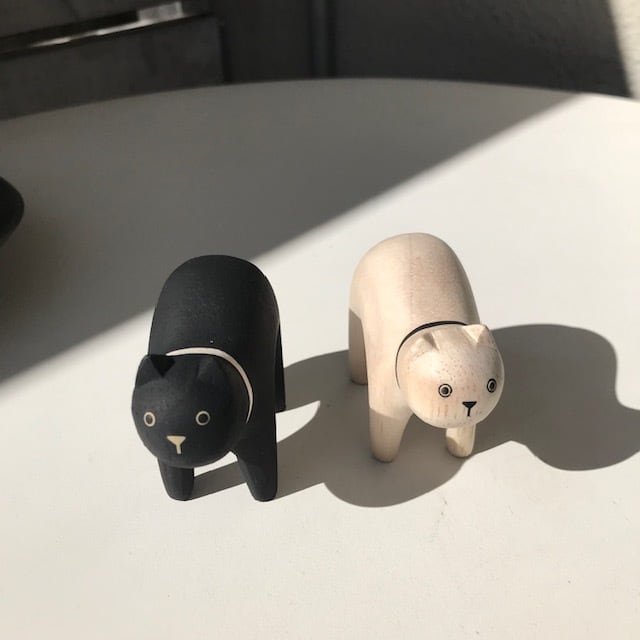 polepole（ポレポレ）ぽれぽれ動物 クロネコ | ihana design(イハナ