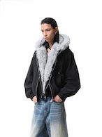 BOOGOOVOGUE Faux Fur Hooded Jacket