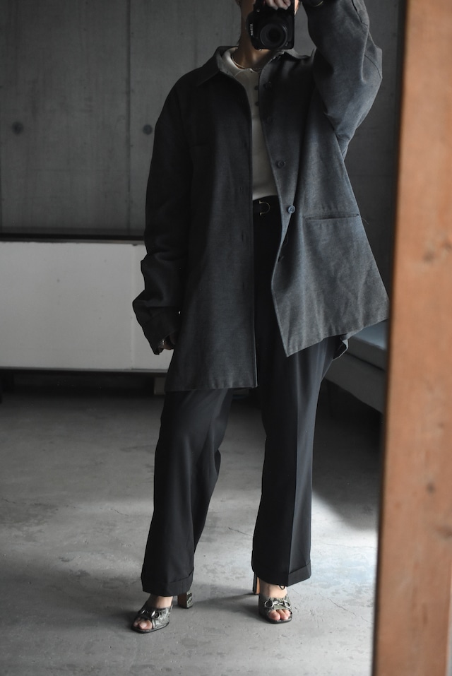 OK/80-90's brushed shirt jacket. MADE IN Turkey