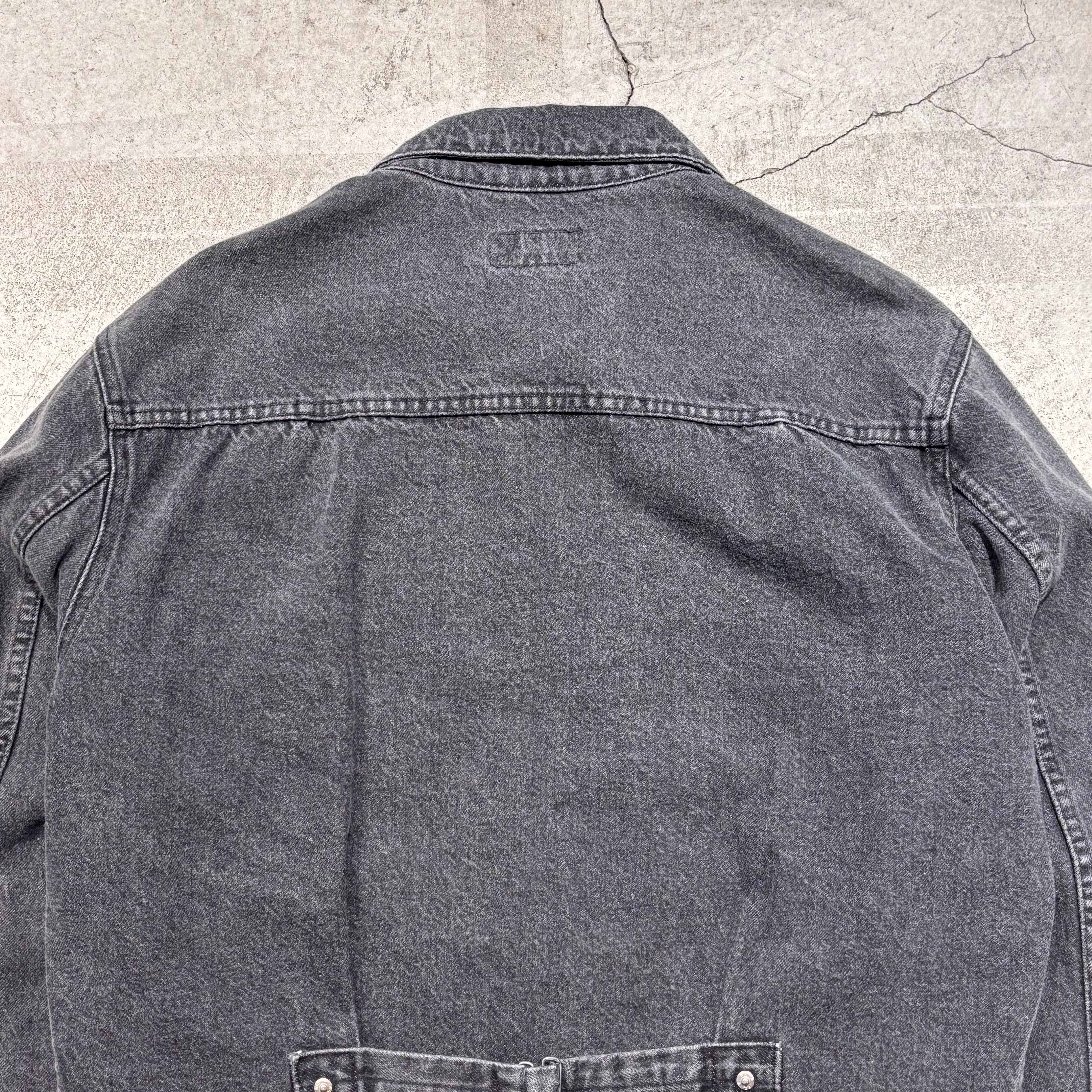 90s RRL black denim jacket 