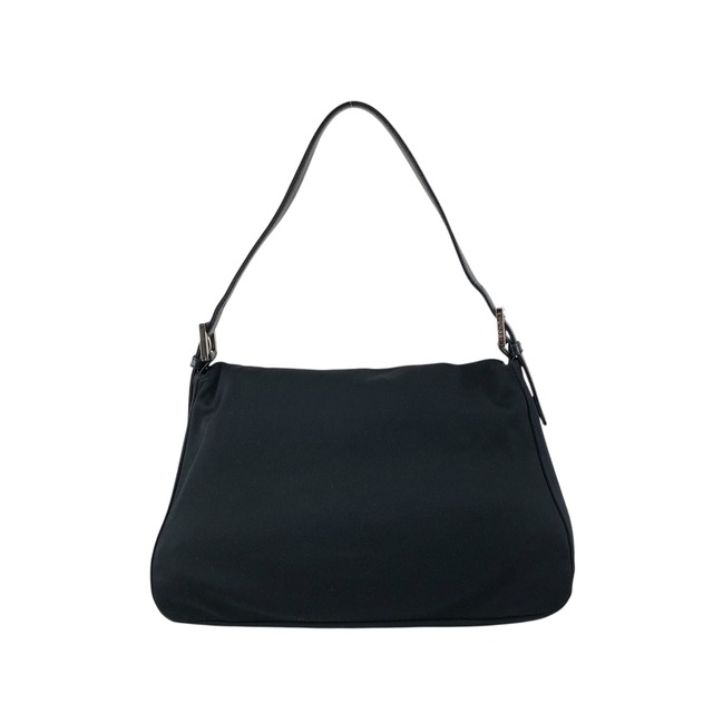 FENDI フェンディ ショルダーバッグ ブラック FFロゴ ジャージ セミショルダー vintage ヴィンテージ オールド vvvemn