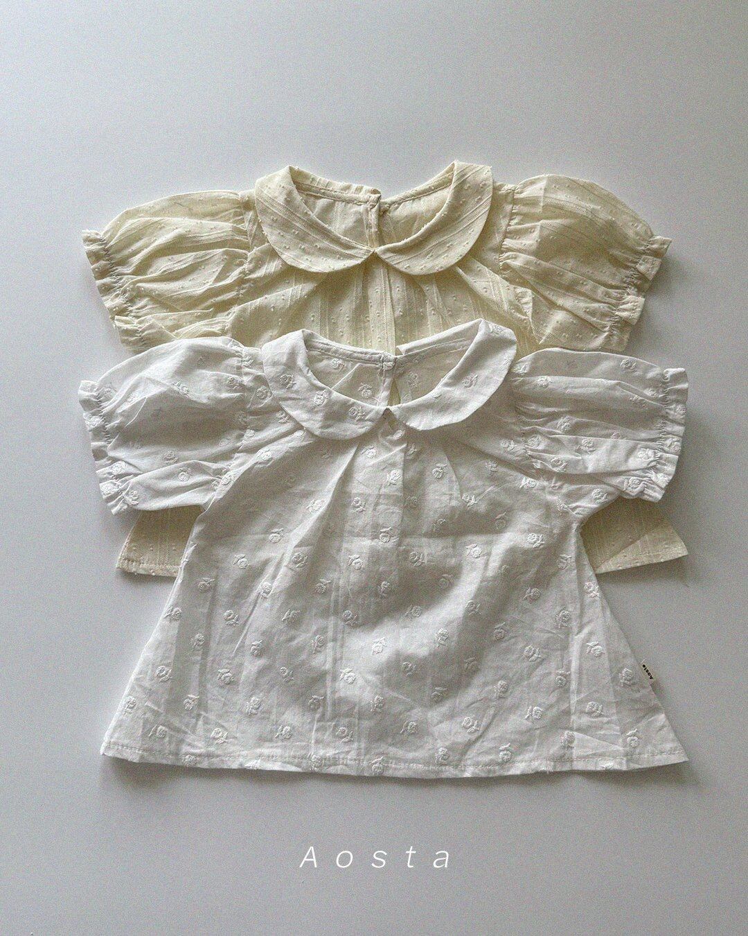 【予約/送料無料】Aosta/Collar Blouse