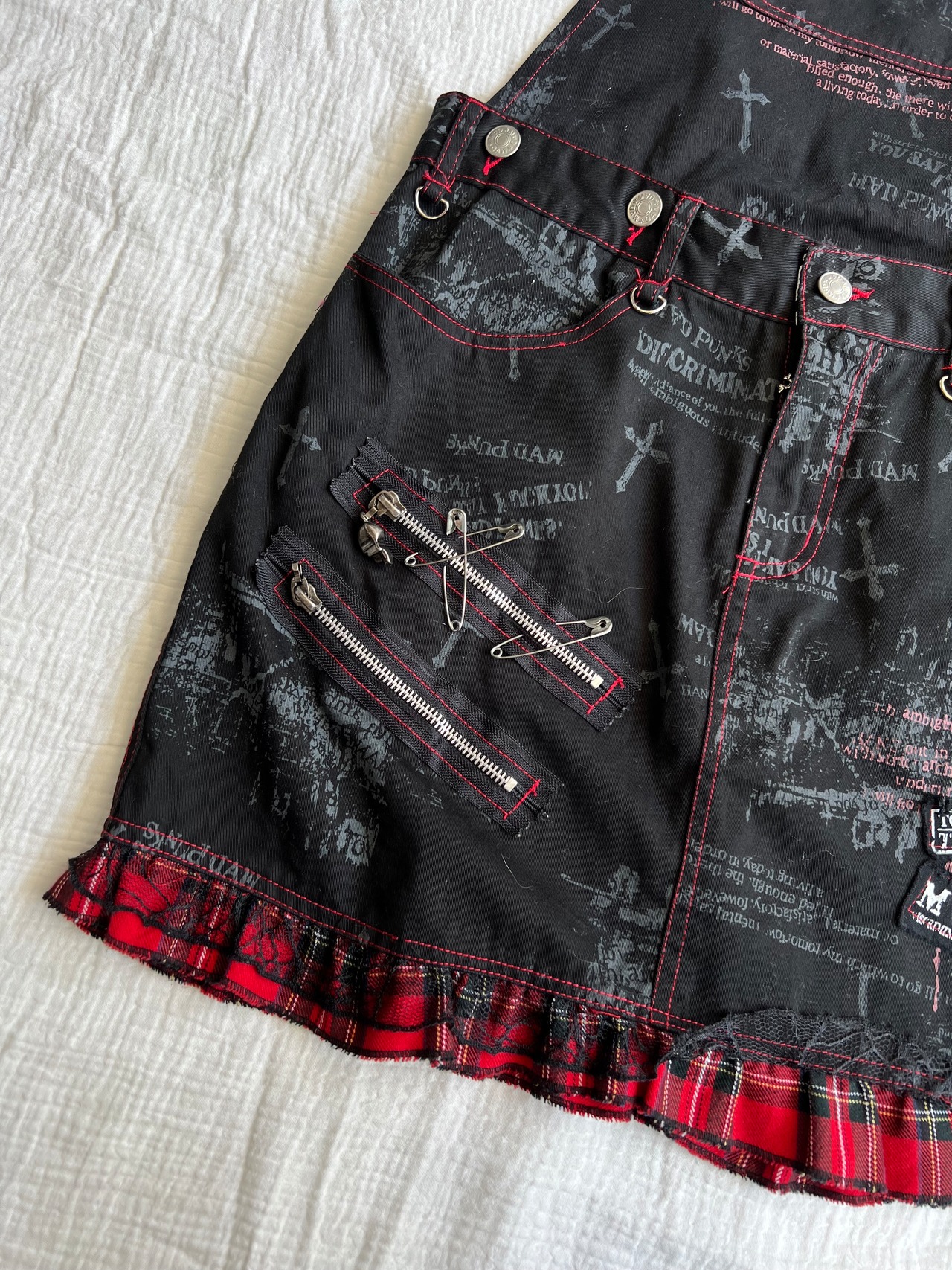 "MAD GirL"マッドガール Gothpunks Cross Overalls