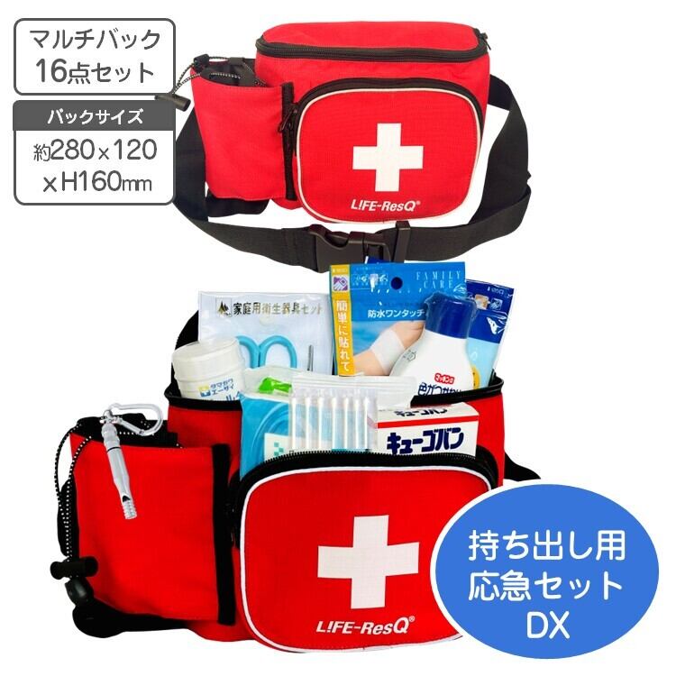 LIFE ResQ ライフレスキュー 2way 防災備蓄 セーフティバック 14点