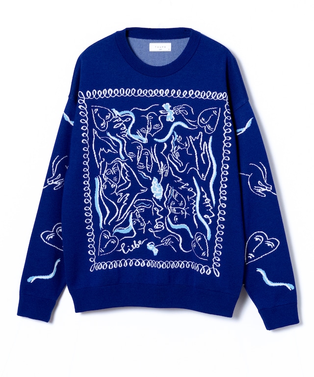 ROMANCE JQ KNIT (BLU)