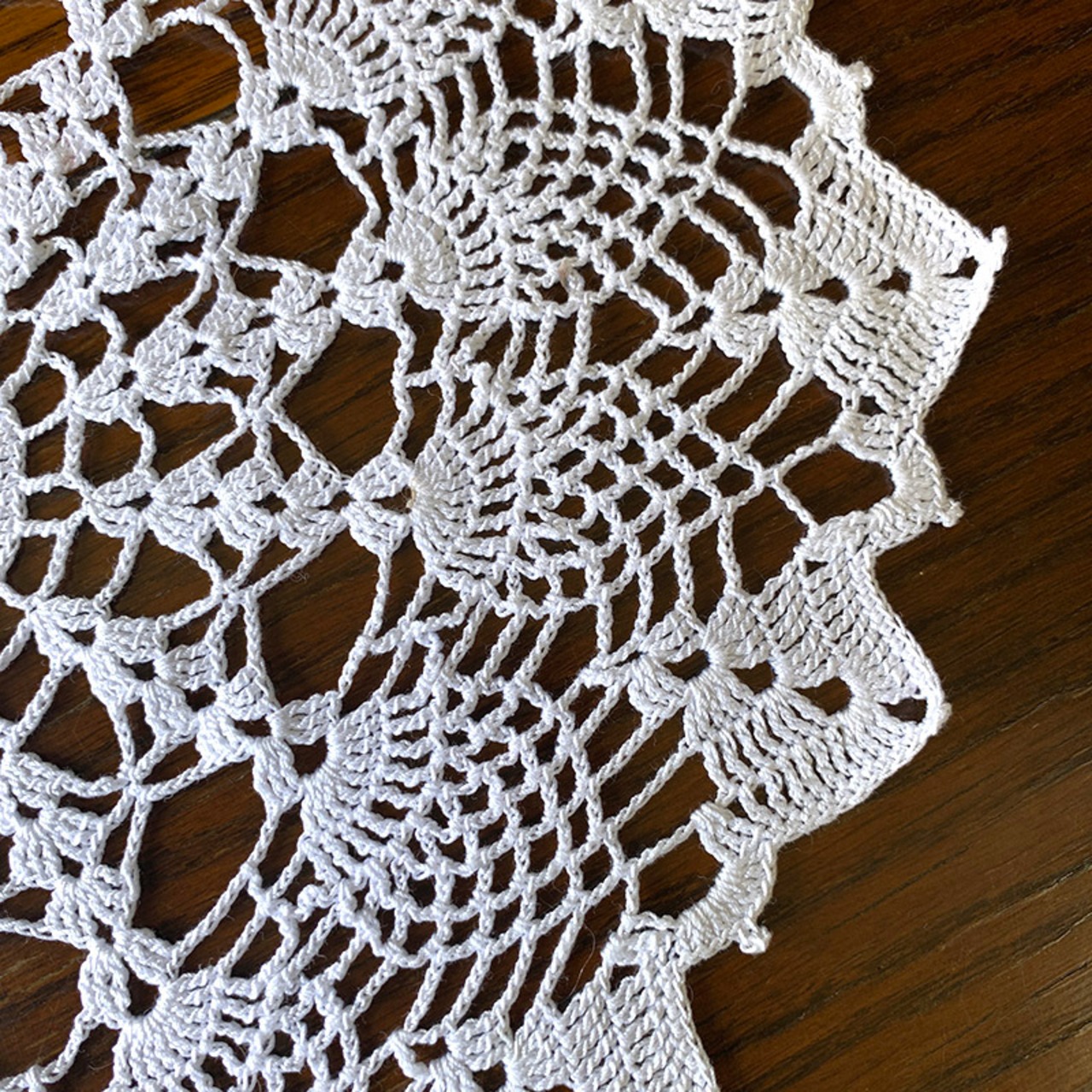 レース オーバル テーブルセンター ドイリー フランス 12CLcf18-1