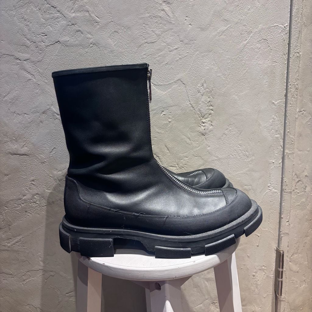 both ボース L's GAO Platform Front Zip Boots ジップアップ ブーツ