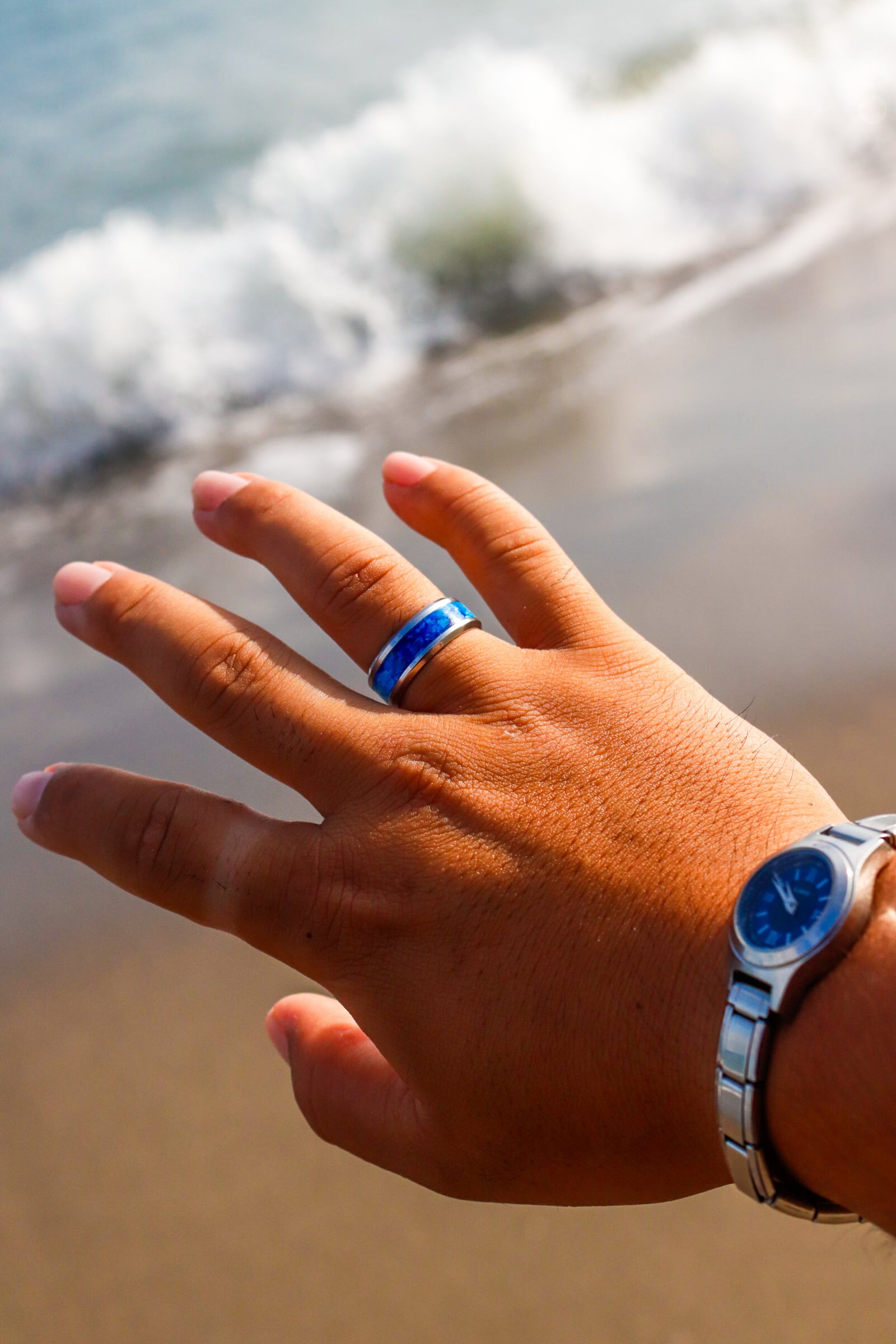 人気No. 1 Core Ring「Ocean Blue」 | 湘南の小さなアクセサリー