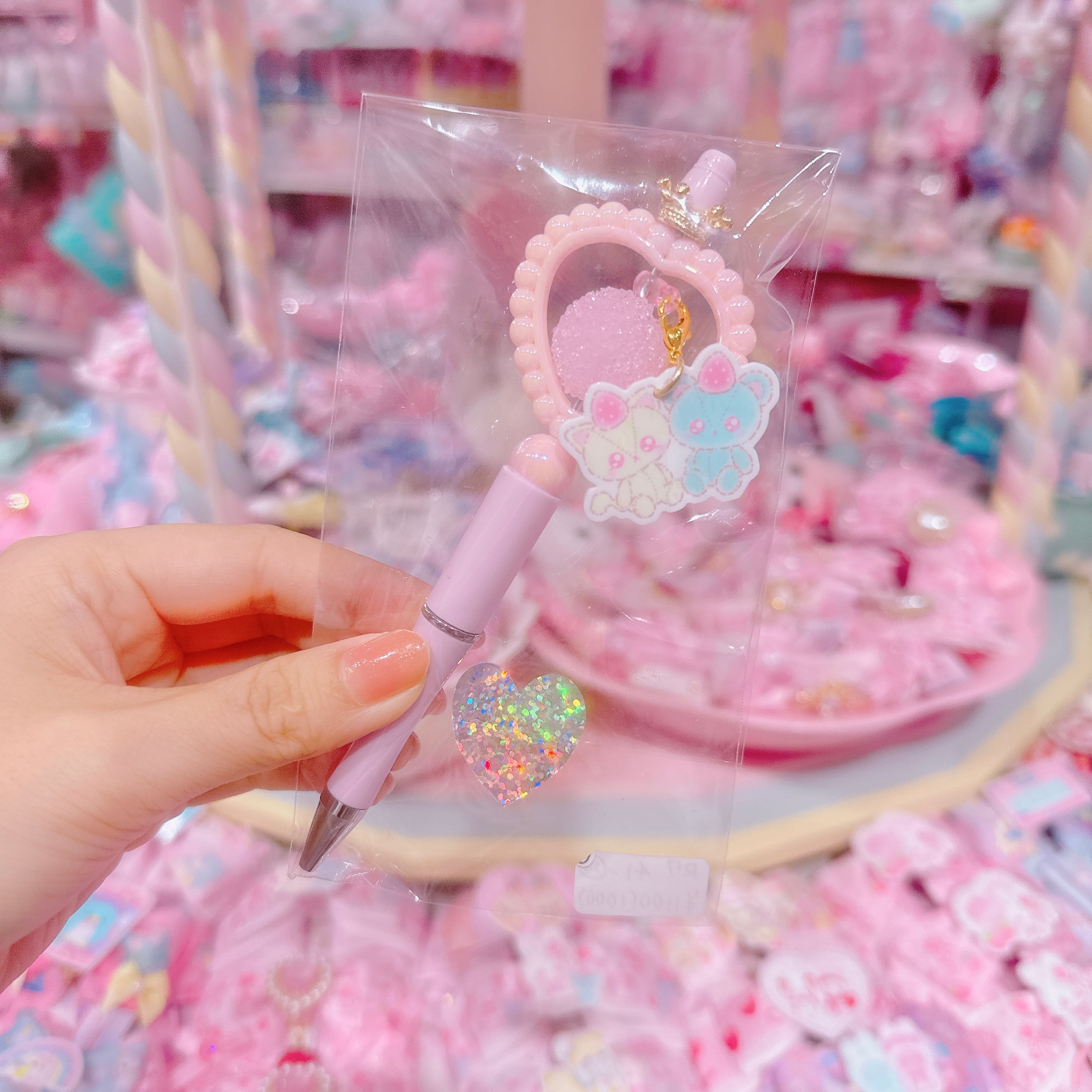 【R7】41-28チャーム付きカスタムボールペン