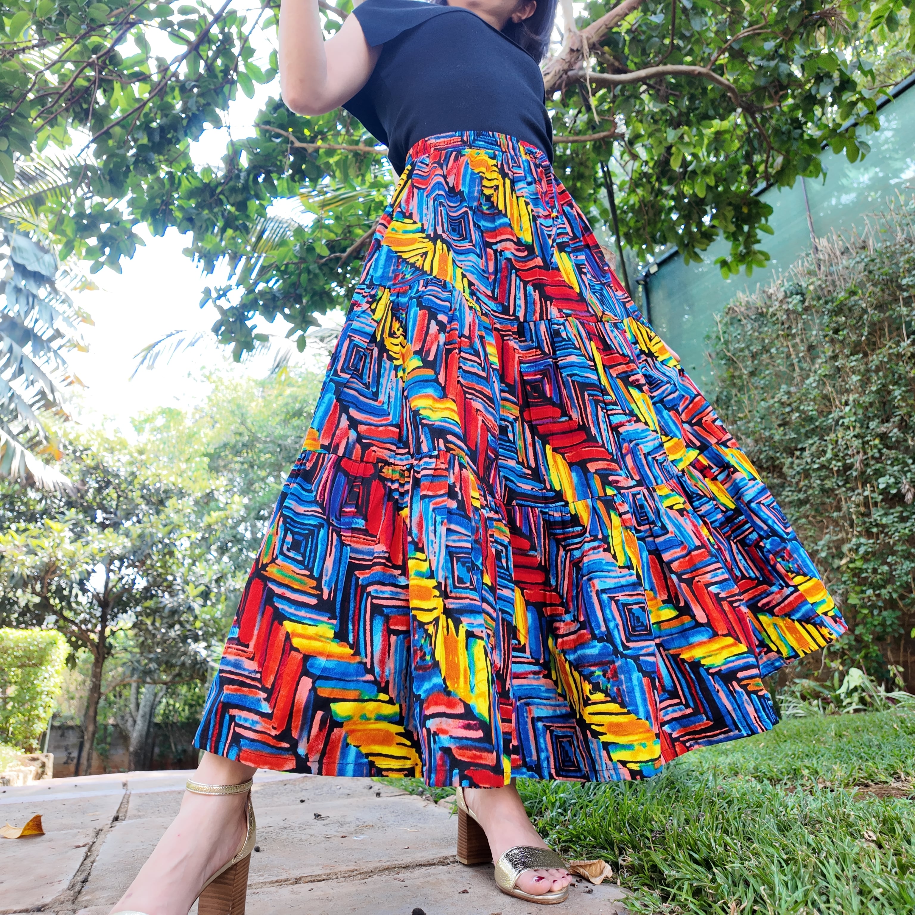 ティアードスカート=colorful zep
