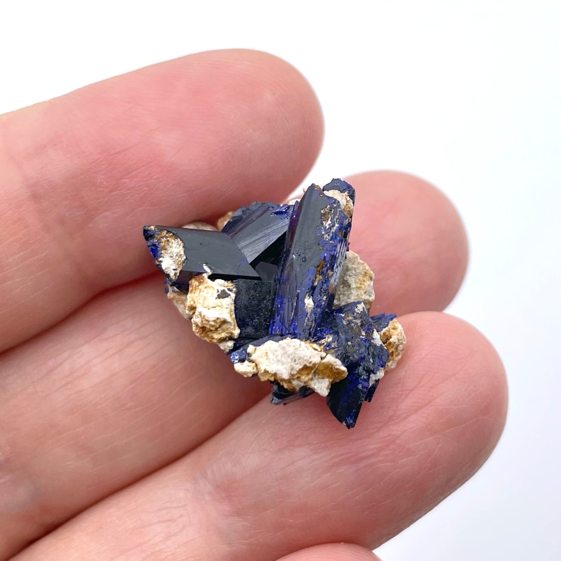 アズライト原石 Azurite 藍銅鉱 「喋る石」 モロッコ産 #A63