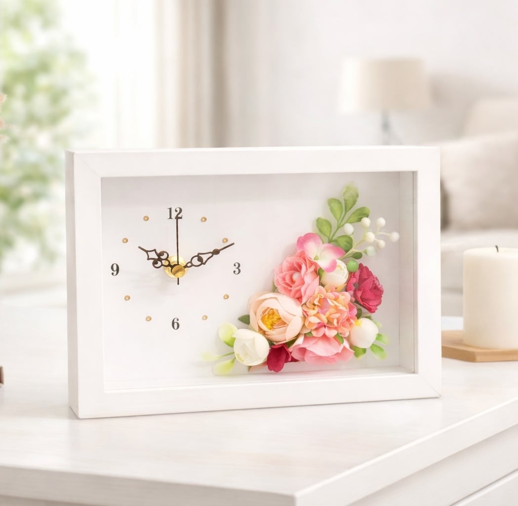 ◇花時計 【BOX FLOWER フルーリー】（カラーバリエーション5色