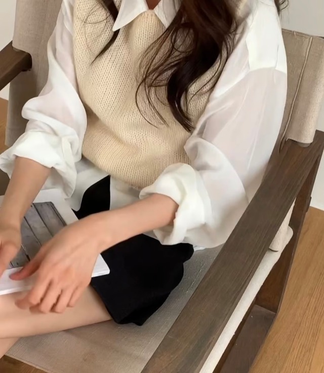 [riette] moka knit (即納)