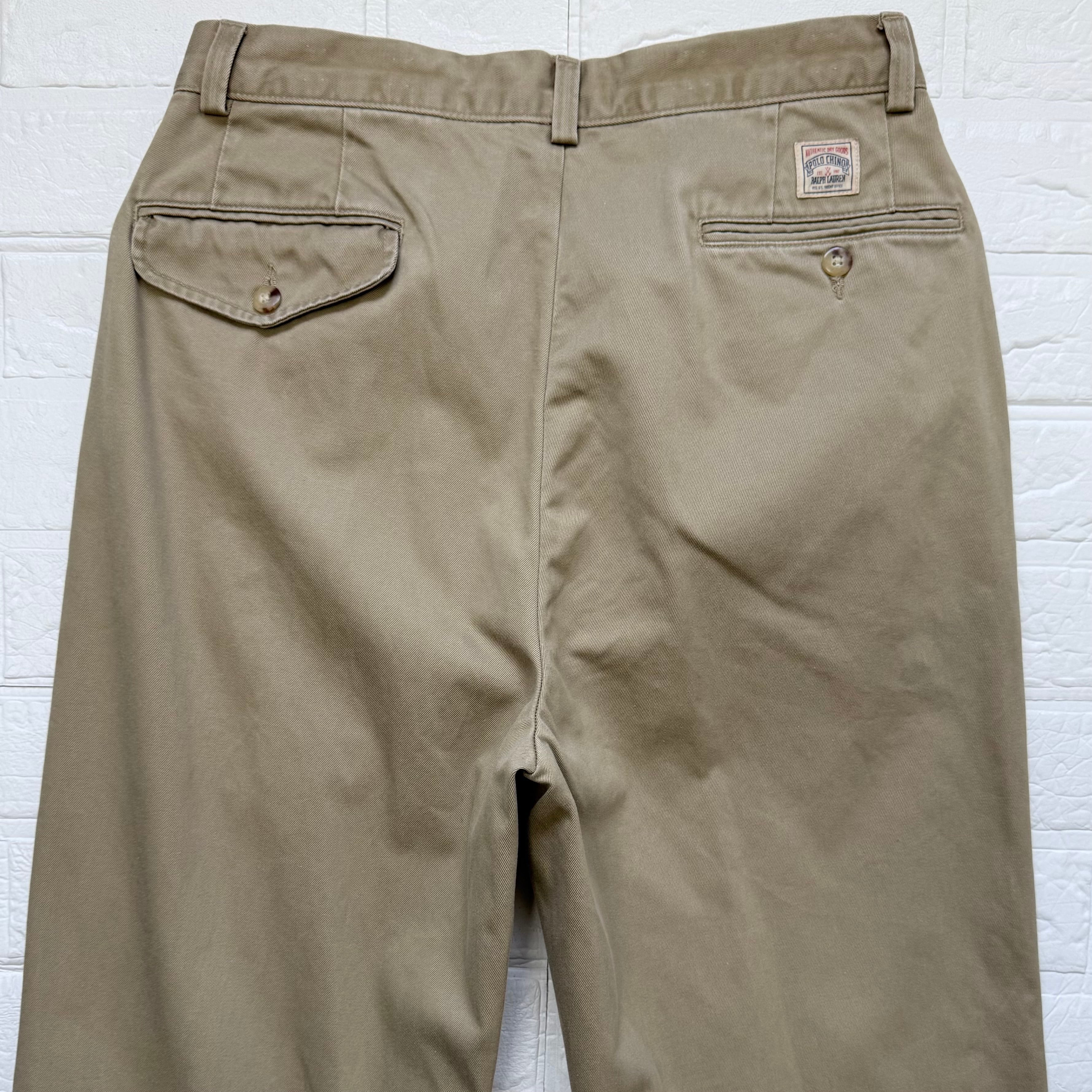 Polo Ralph Lauren THE WHITMAN CHINO 2プリーツ ヘリテージチノパンツ