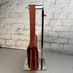 HERMES エルメス サックコロラド  キャンバス×レザー ショルダーバッグ オレンジ A-9571