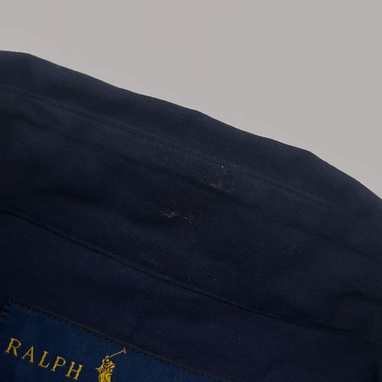 RALPH LAUREN ラルフローレン SLIM FIT BD ボタンダウン 長袖シャツ M/ネイビーメンズ