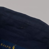 RALPH LAUREN ラルフローレン SLIM FIT BD ボタンダウン 長袖シャツ M/ネイビーメンズ
