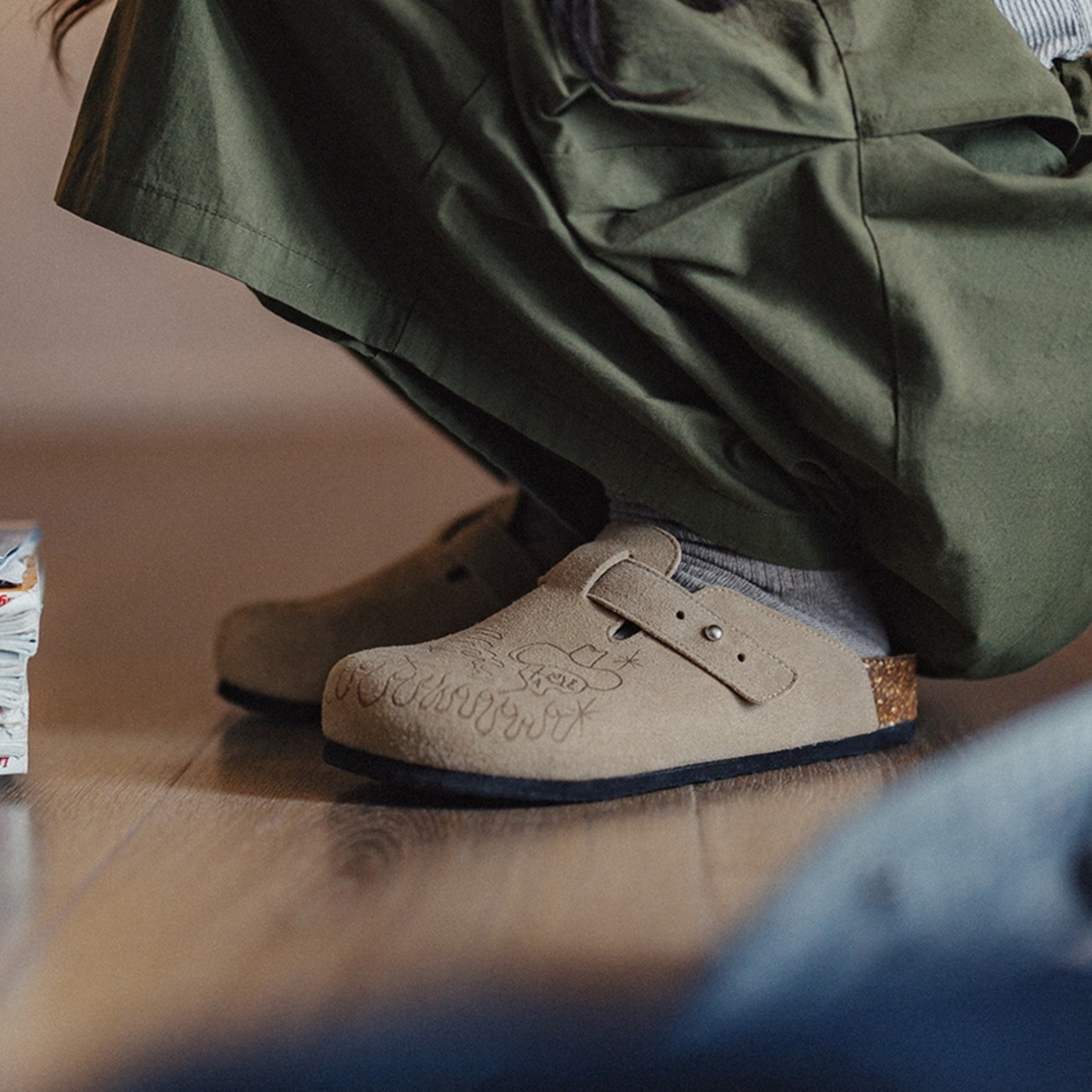 Clog Backstrap Flat Sole ◇H0005