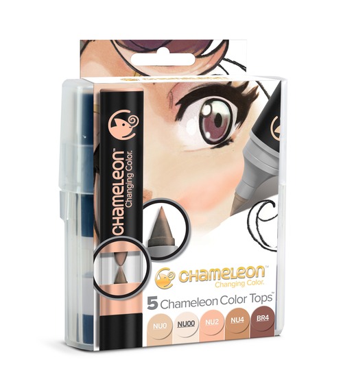 Chameleon Pen 5 Color Tops Skin Set (カメレオンペン　5本入りカラートップ　スキンセット)