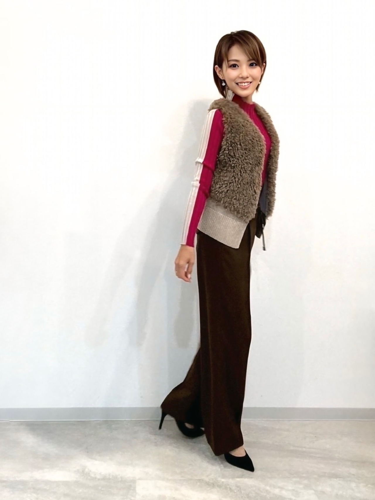 ダブルウエストパンツ