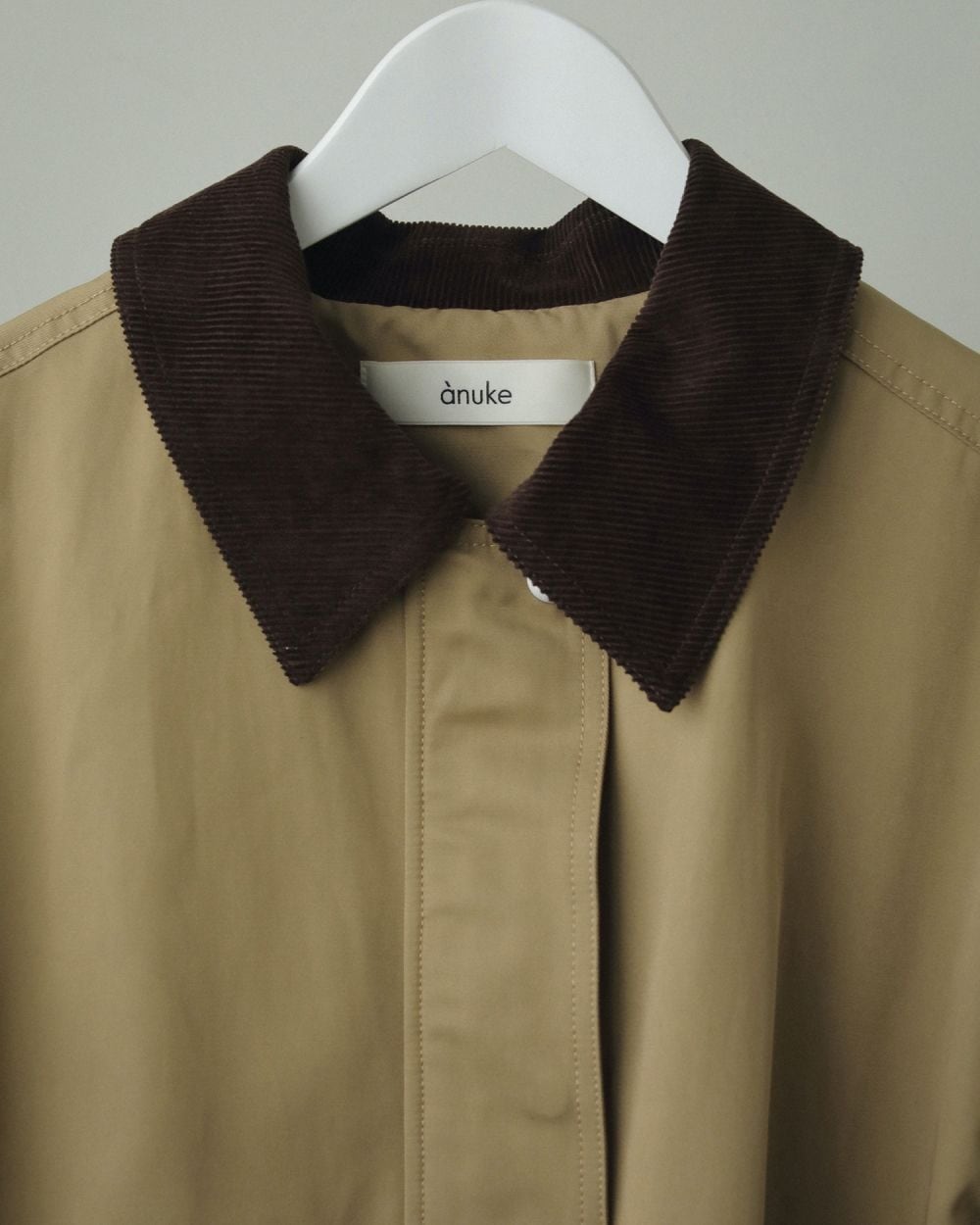 anuke 】Twill Soutiencollar Coat | valance 福井｜レディース