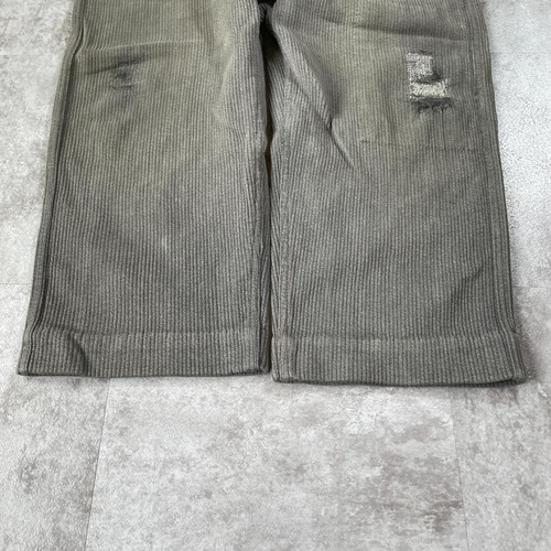 30-40s Savo ファーマーズ 針式シンチ コットンピケ グレー W32 詳細写真7