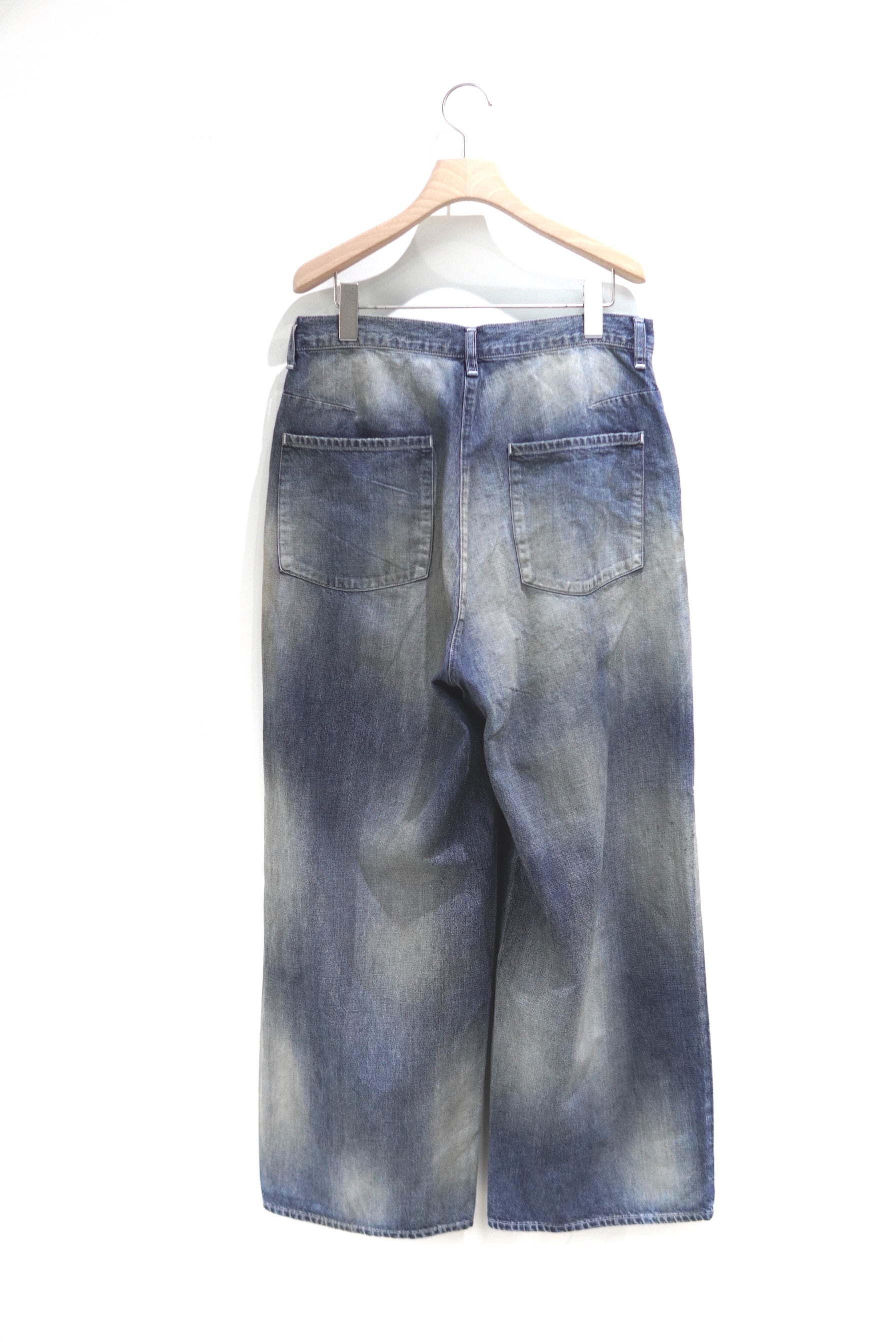 ANCELLM / DENIM WIDE SLACKS / ANC-PT84-A | POETRY