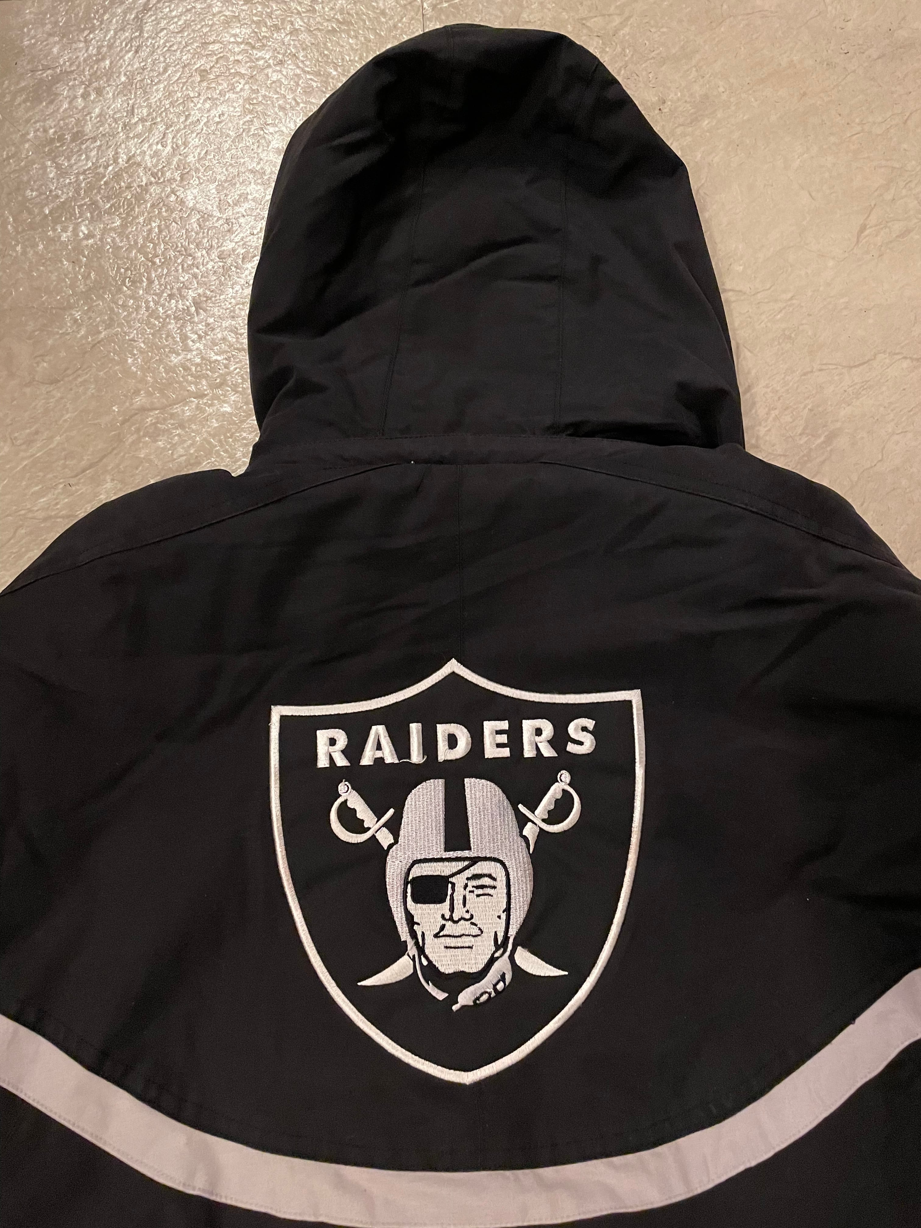 NFL RAIDERS ナイロン ベンチコート ジャケット XXL レイダース山田のメルカリ出品