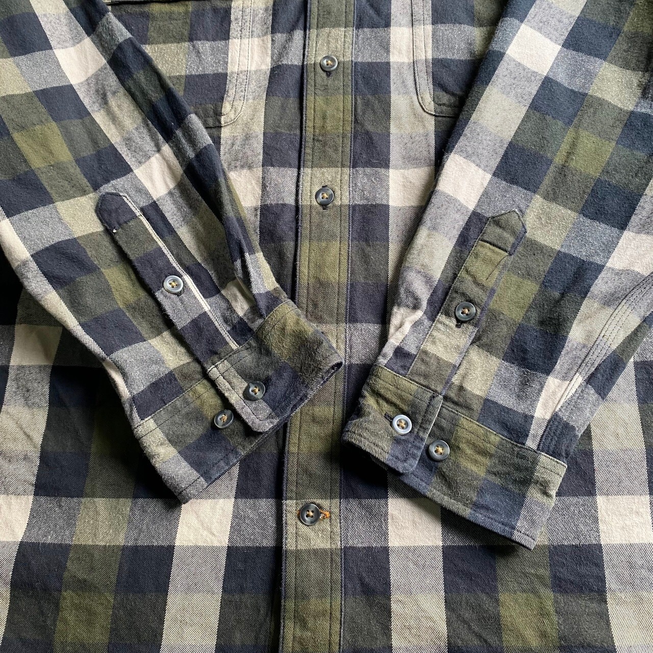 Carhartt カーハート 長袖 ブロックチェック柄 フランネルシャツ 