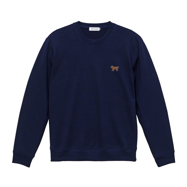 sweat navy：sideways logo