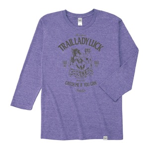 【在庫限りで販売終了】Tri Brend 3/4 Sleeve T-Shirt / TLL / Heather Purple