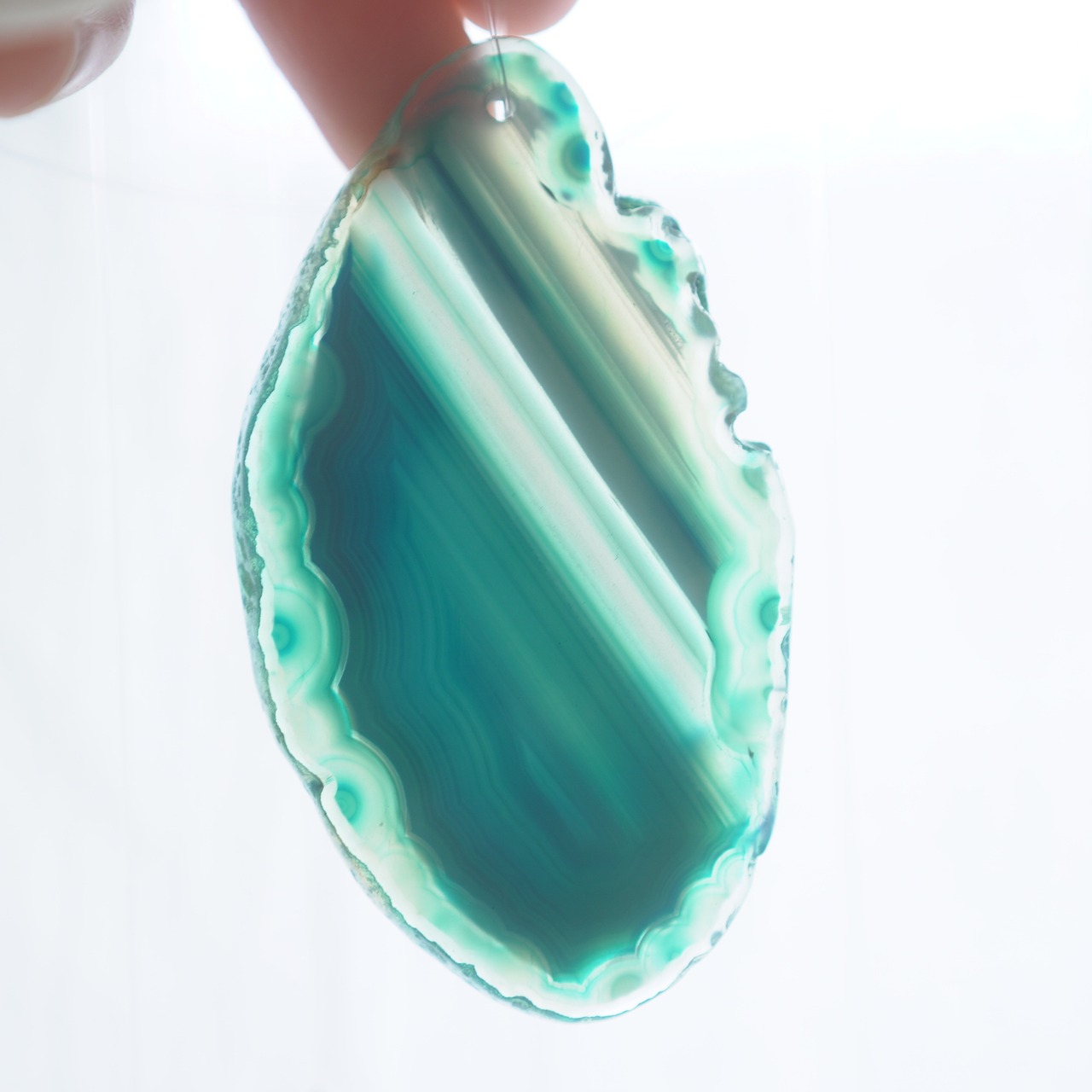 Spring Sea 03 - アゲートヒーリングチャイム / Agate Sun Catcher Wind Chime 413