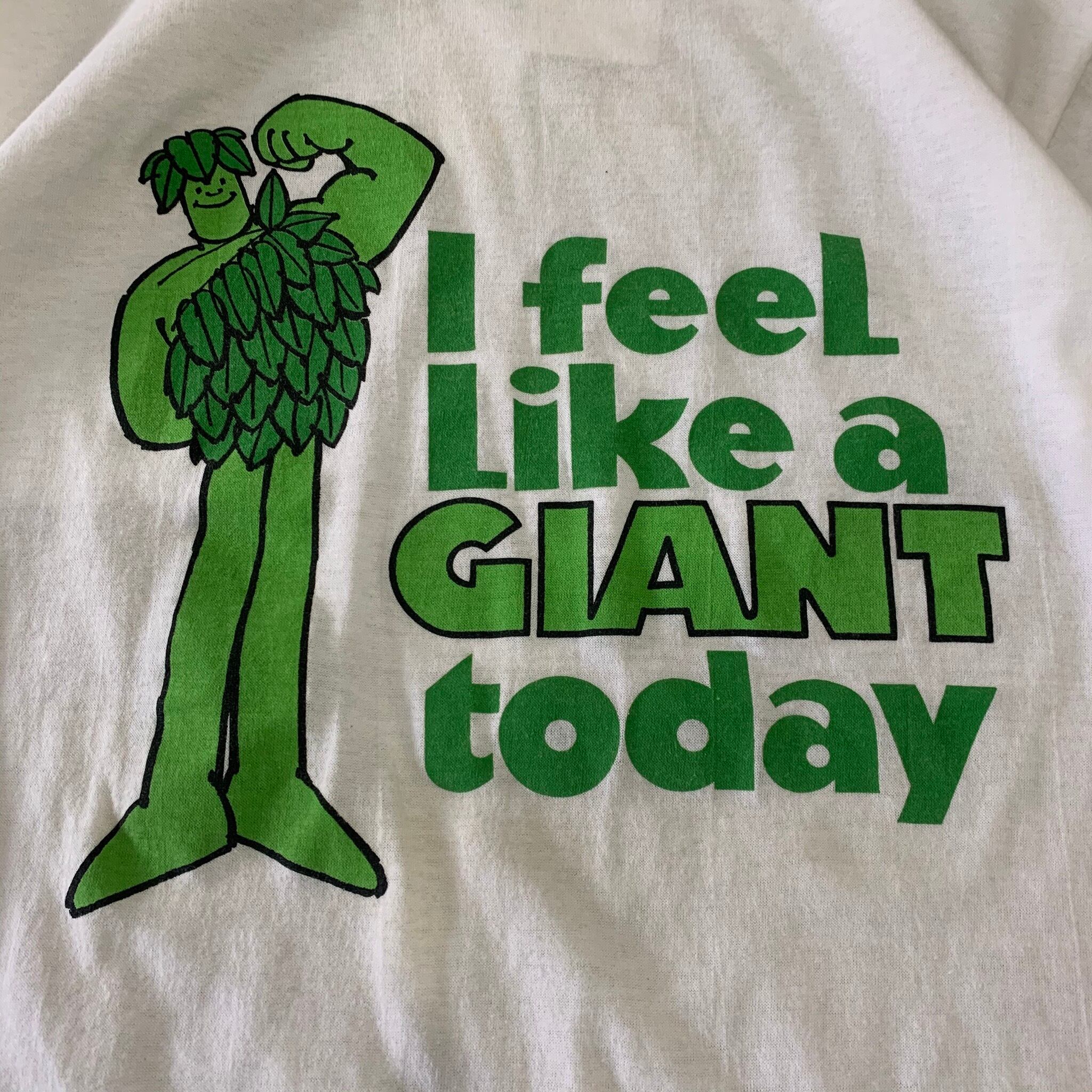 70s Green giant linger T-shirt | What