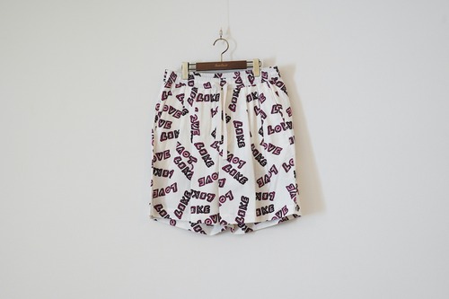 CC ”LOVE LIKE” S/S EASY SHORTS -WHITE-