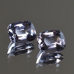 シルバーグレイスピネル 8x6mm クッションシェイプ