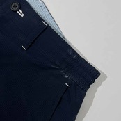 le coq sportif GOLF COLLECTION ルコックスポルティフ シアサッカー ストライプ ハーフパンツ ショーツ L /ネイビー/ゴルフ