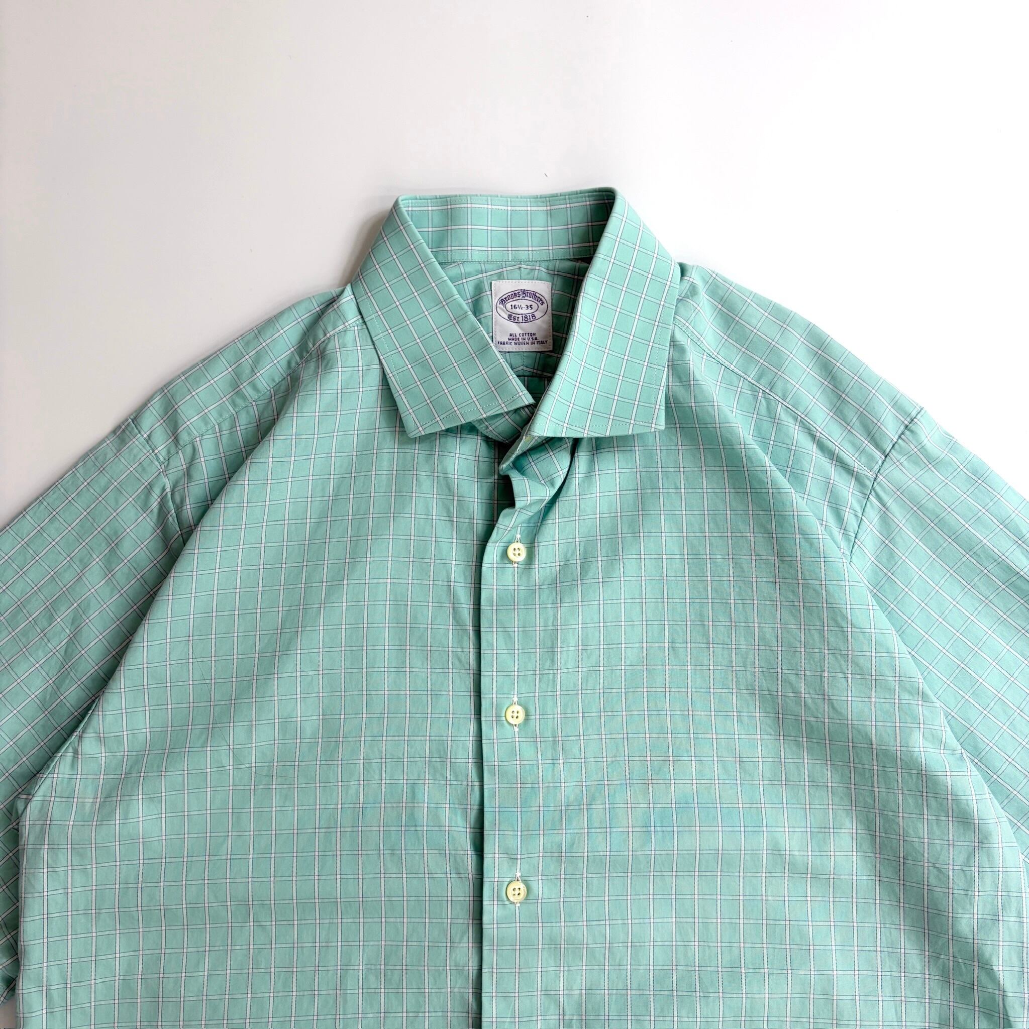 00s brooks brothers USA MADE Checked shirt