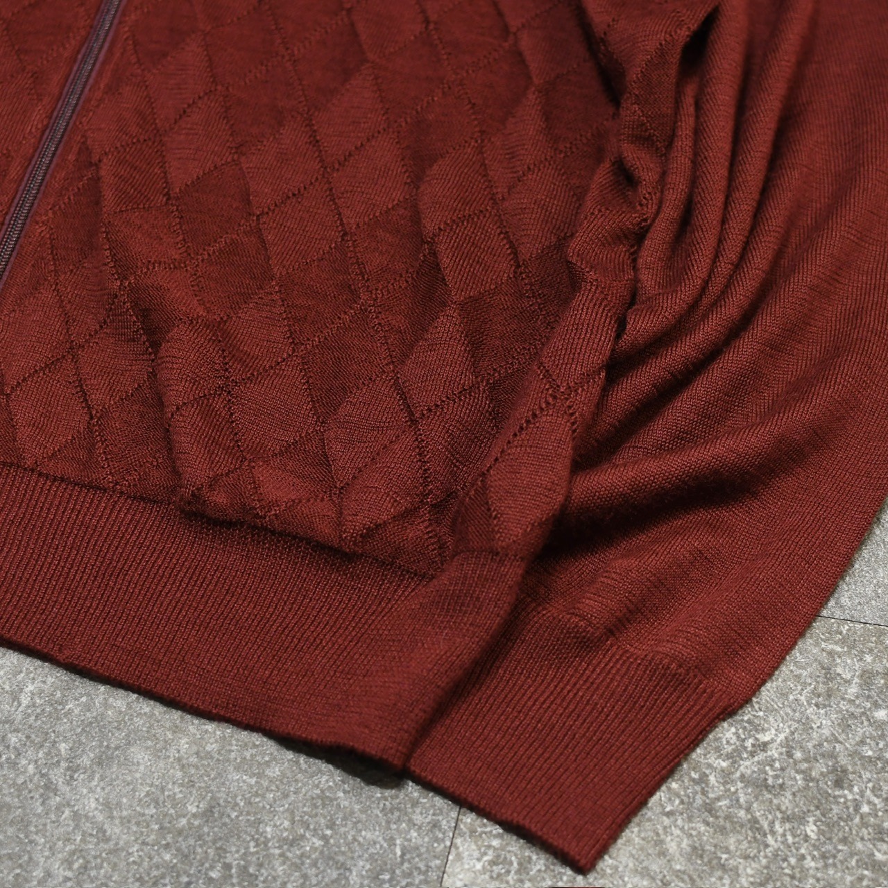 DUNLOP argyle pattern drivers knit