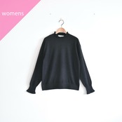 NOUVELLES DU PARADIS | ムーコットン フリルハイネック　コットン ニット