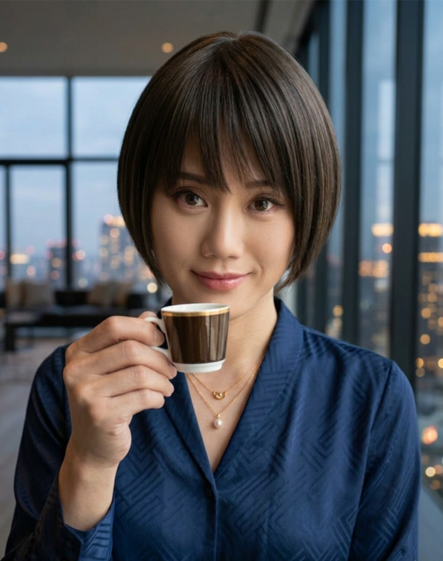 モデルまあさオススメ商品☆パスする小顔ボブショート